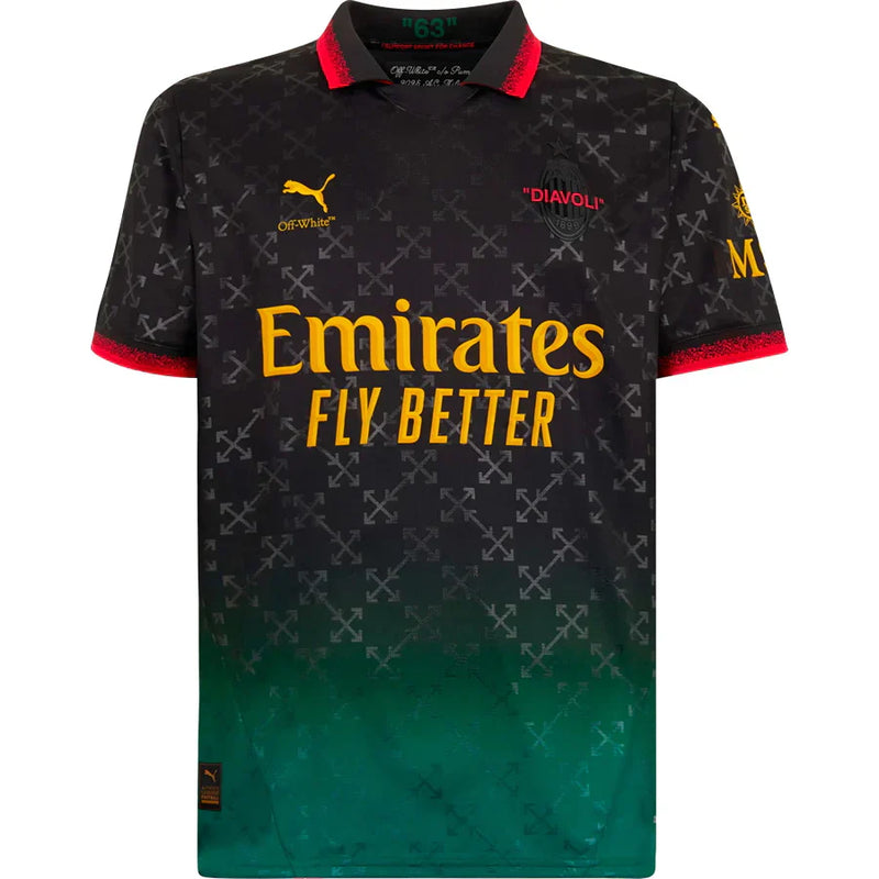 Maglia AC Milan 25/26 Edizione Commemorativa - Nero - Versione Tifoso