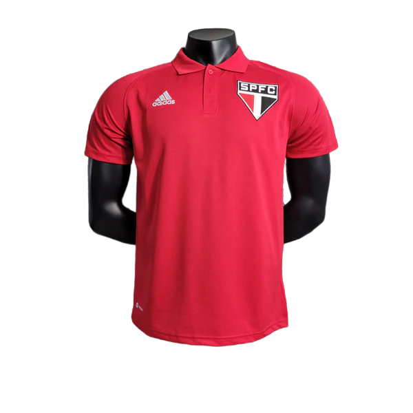 Maglia São Paulo 23/24 Edizione Polo - Rosso - Versione Tifoso