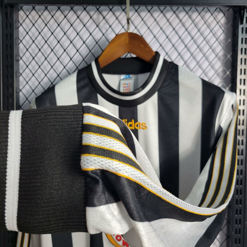 Camisa Newcastle I 1997/98 Manga Longa