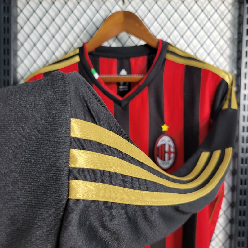 Camisa Milan I 2013/14 Manga Longa
