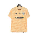 Maglia São Paulo 24/25 Allenamento - Beige - Tutte le Sponsorizzazioni - Versione Tifoso
