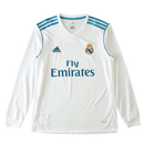 Camisa Real Madrid I 2017/18 Manga Longa