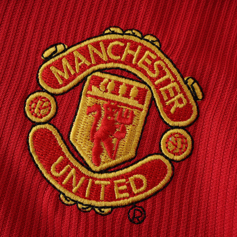 Camisa Manchester United I 1999/00 Manga Longa