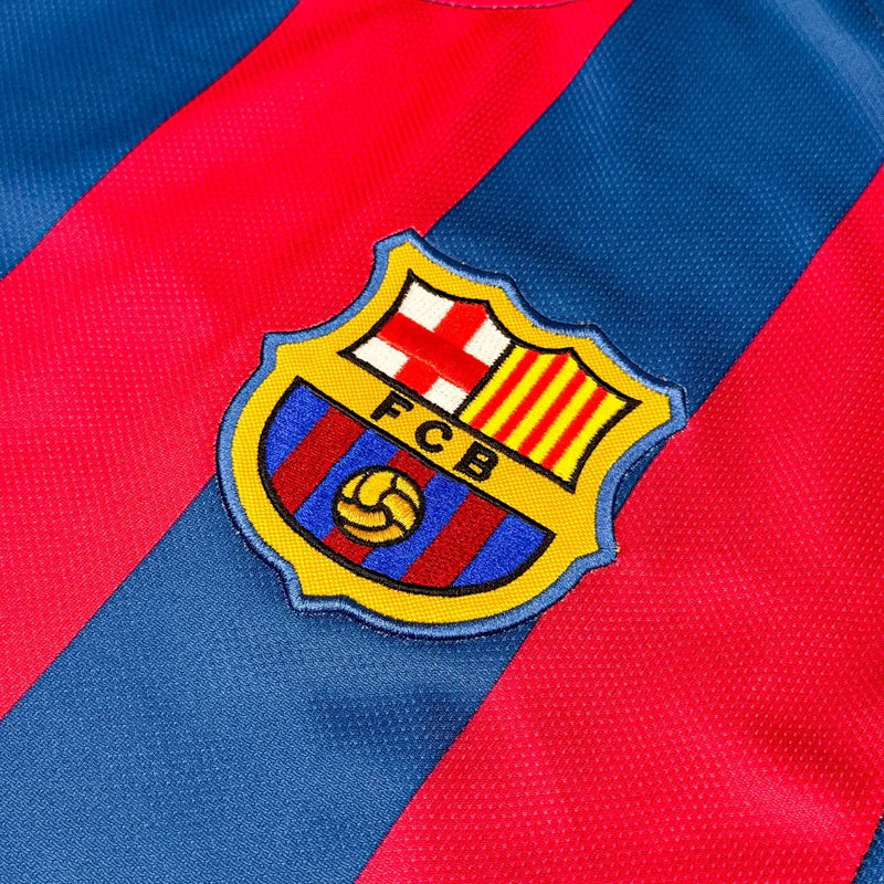 Camisa Barcelona I 2005/06 Manga Longa