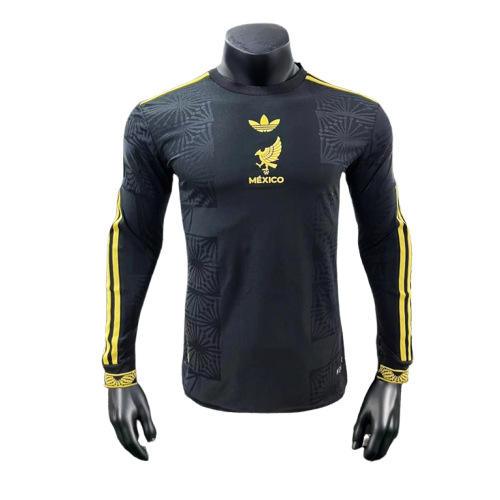 Maglia Messico 25/26 Edizione Coppa Oro - Nero - Manica Lunga