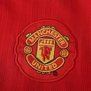 Camisa Manchester United I 2007/08 Manga Longa