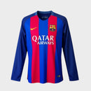 Camisa Barcelona I 2016/17 Manga Longa