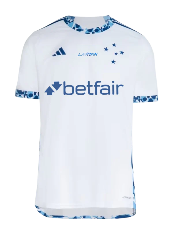 Maglia Cruzeiro 24/25 II Away - Tutte le Sponsorizzazioni - Versione Tifoso