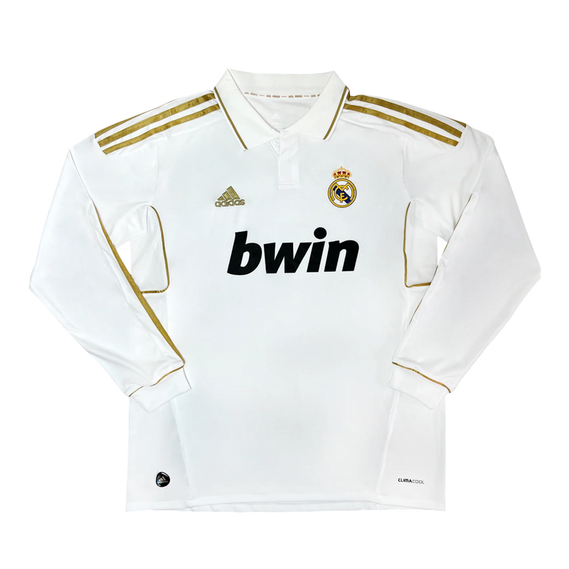 Camisa Real Madrid I 2011/12 Manga Longa