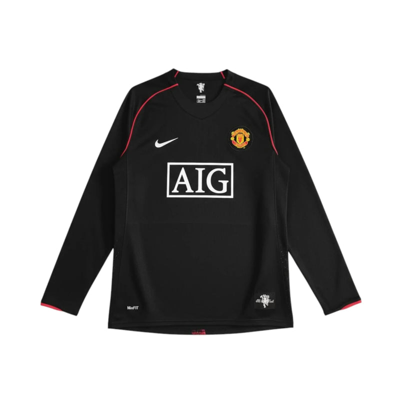 Camisa Manchester United II 2007/08 Manga Longa