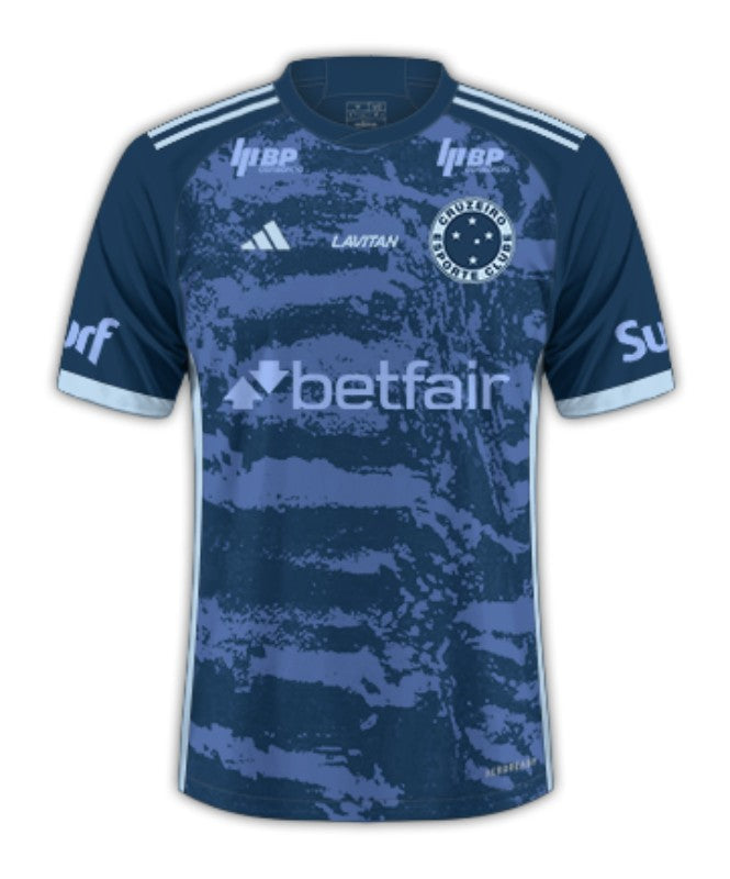 Maglia Cruzeiro 24/25 III Third - Tutte le Sponsorizzazioni - Versione Tifoso