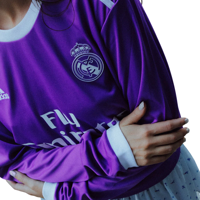 Camisa Real Madrid II 2016/17 Manga Longa