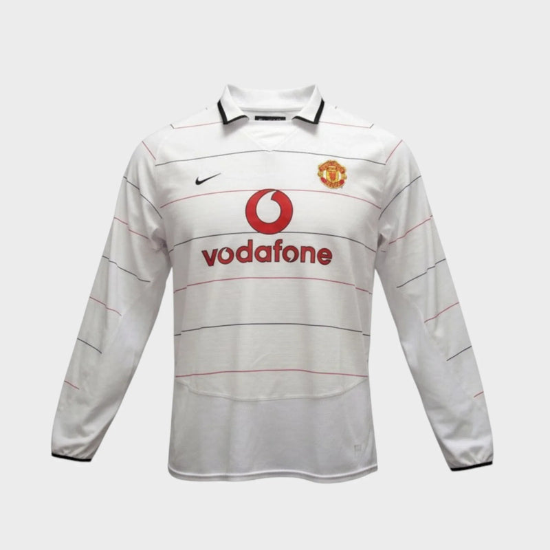 Camisa Manchester United III 2003/04 Manga Longa