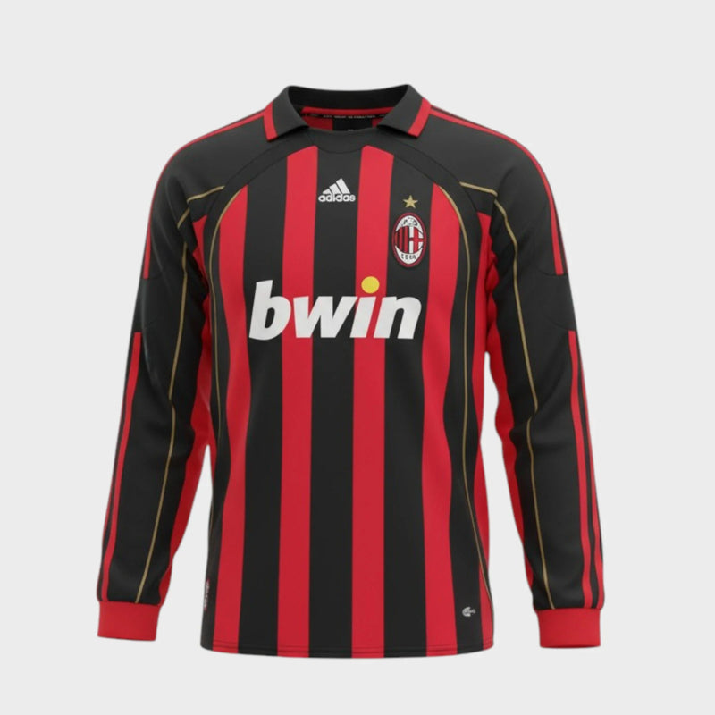 Camisa Milan I 2006/07 Manga Longa
