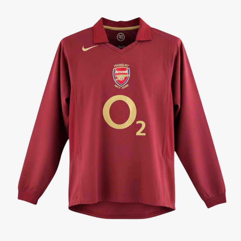 Camisa Arsenal I 2005/06 Manga Longa