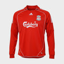 Camisa Liverpool I 2006/07 Manga Longa