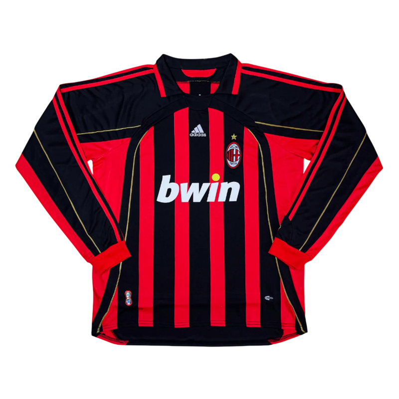 Camisa Milan I 2006/07 Manga Longa
