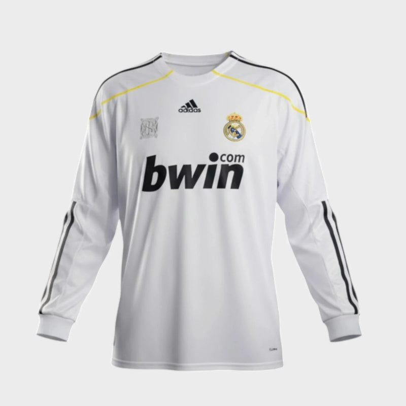 Camisa Real Madrid I 2009/10 Manga Longa