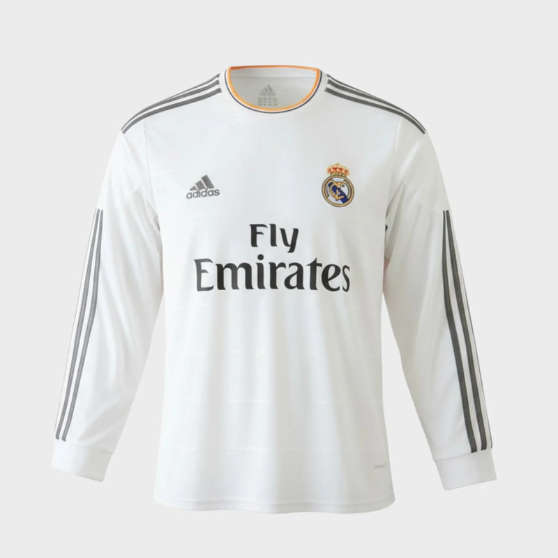 Camisa Real Madrid I 2013/14 Manga Longa