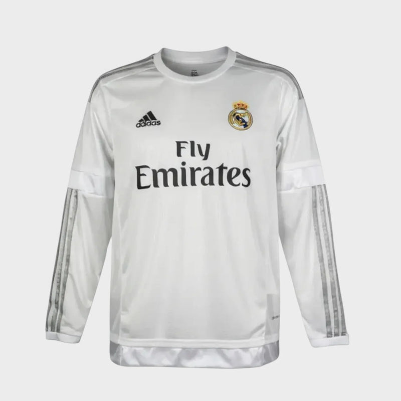 Camisa Real Madrid I 2015/16 Manga Longa