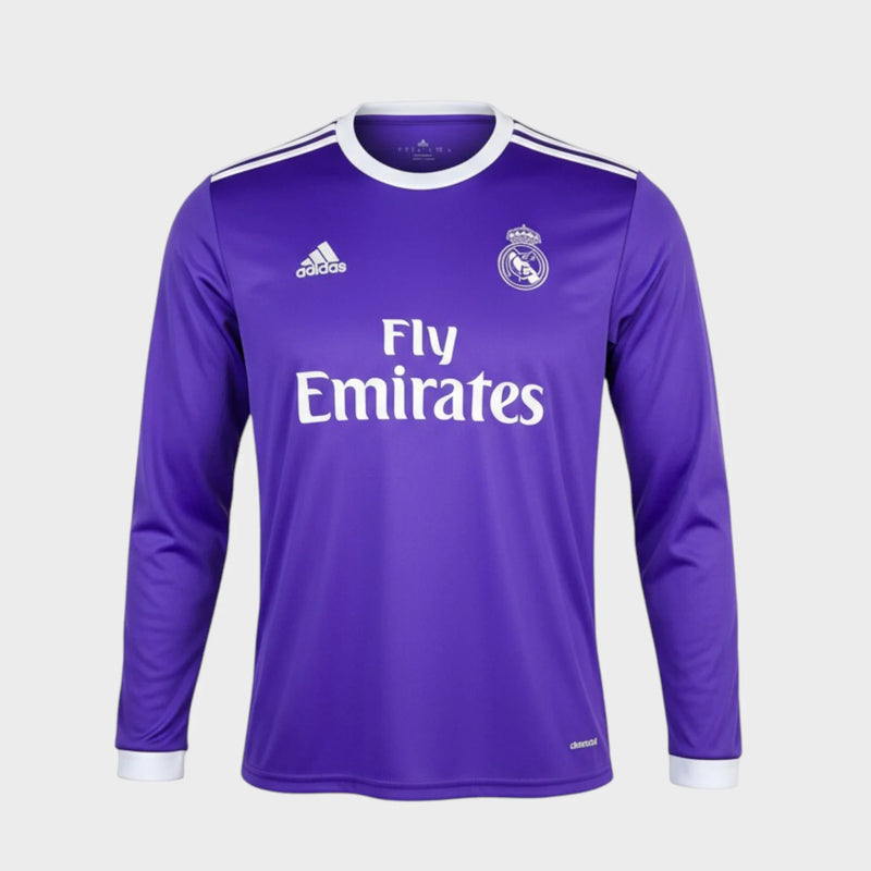 Camisa Real Madrid II 2016/17 Manga Longa