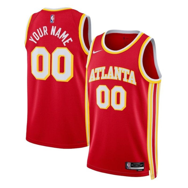 Maglia NBA - Atlanta Hawks - 2023 Rosso - Edizione Icona