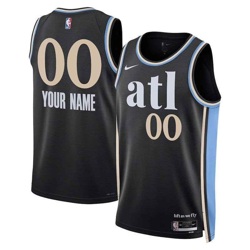 Maglia NBA - Atlanta Hawks - 23/24 - Nero - Edizione Città