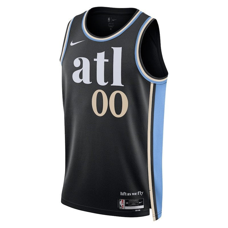 Maglia NBA - Atlanta Hawks - 23/24 - Nero - Edizione Città