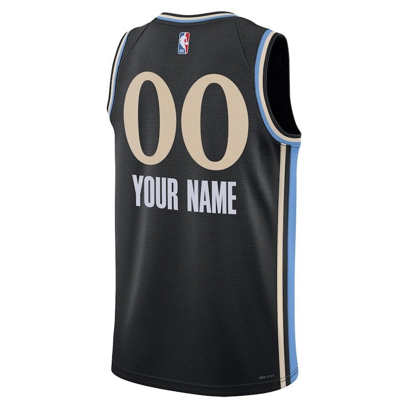 Maglia NBA - Atlanta Hawks - 23/24 - Nero - Edizione Città