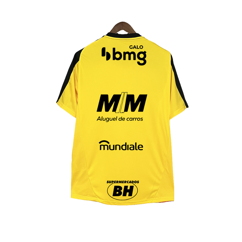 Maglia Atlético Mineiro 25/26 Giallo Allenamento - Tutte le Sponsorizzazioni - Versione Tifoso