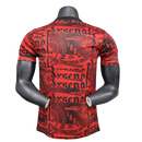 Maglia Arsenal 25/26 Allenamento - Rosso Scuro - Versione Giocatore