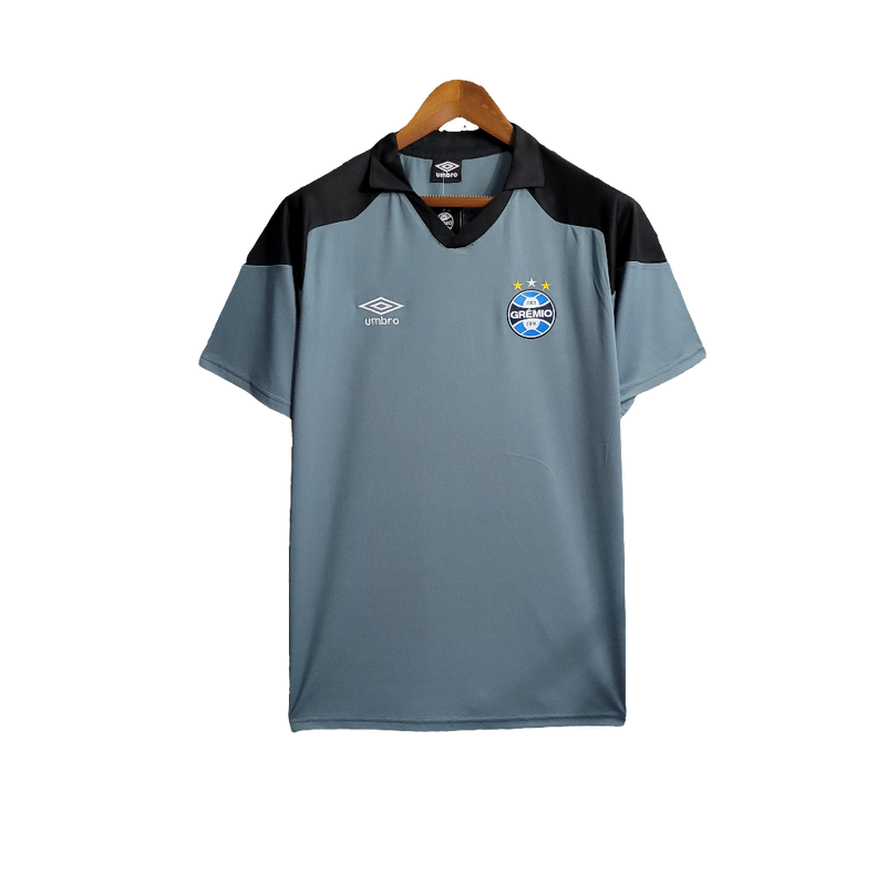 Maglia Grêmio 23/24 Allenamento - Grigio - Versione Tifoso