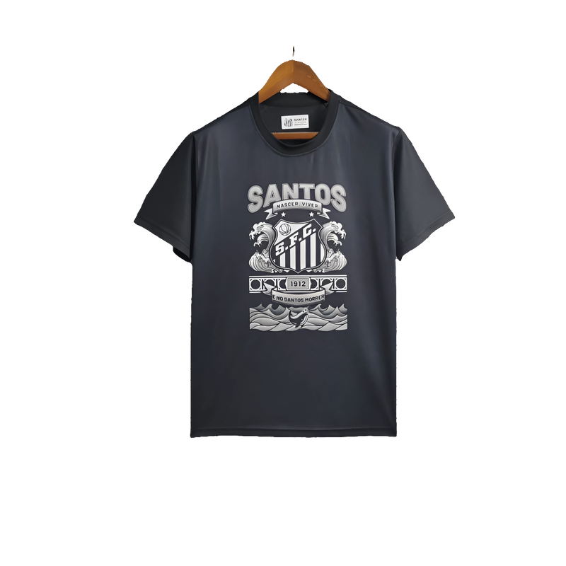 Maglia Santos 25/26 Edizione Casual - Nero - Versione Tifoso