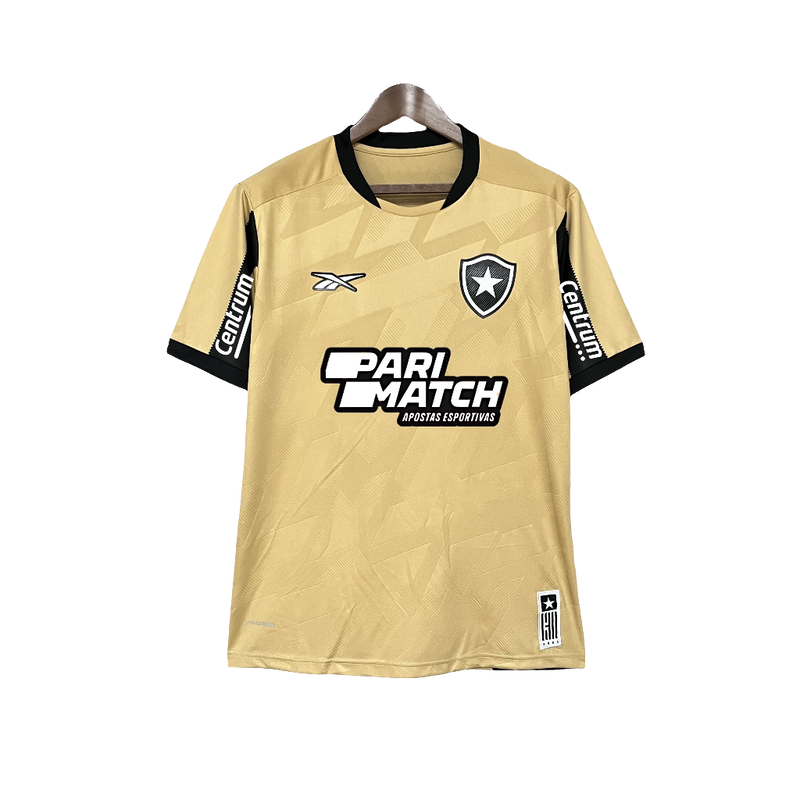 Maglia Botafogo 24/25 Portiere - Oro - Tutte le Sponsorizzazioni - Versione Tifoso