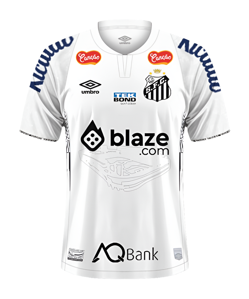 Maglia Santos 24/25 I Home - Tutte le Sponsorizzazioni - Versione Tifoso