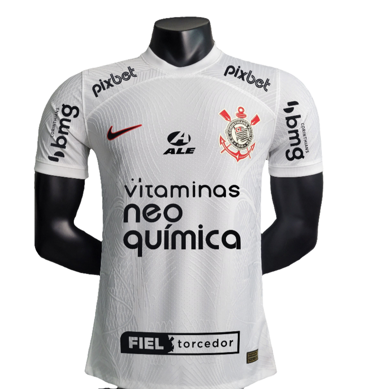 Maglia Corinthians 23/24 I Home - Tutte le Sponsorizzazioni - Versione Giocatore