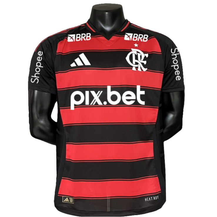 Maglia Flamengo 25/26 I Home - Tutte le Sponsorizzazioni - Versione Giocatore