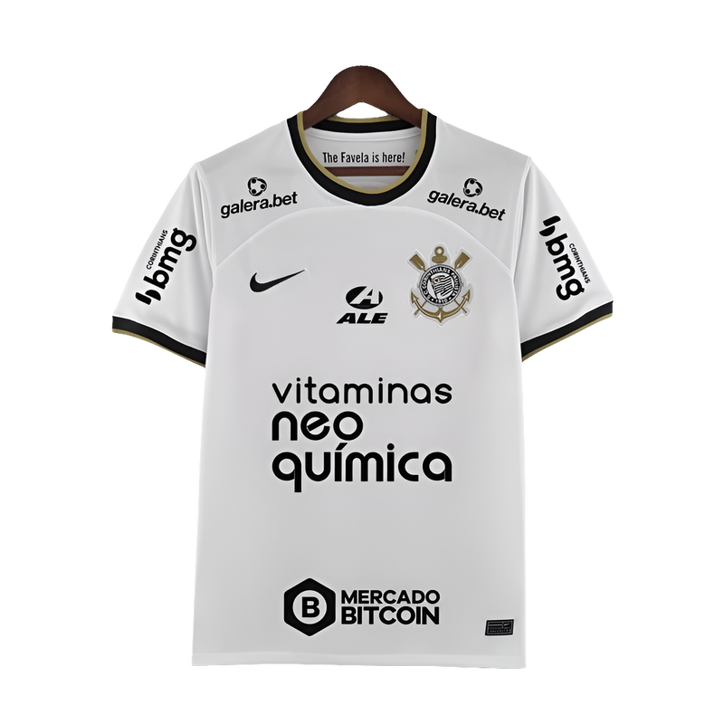 Maglia Corinthians 22/23 I Home - Tutte le Sponsorizzazioni - Versione Tifoso