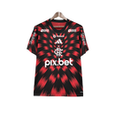 Maglia Flamengo 25/26 Pre-Partita - Tutte le Sponsorizzazioni - Versione Tifoso