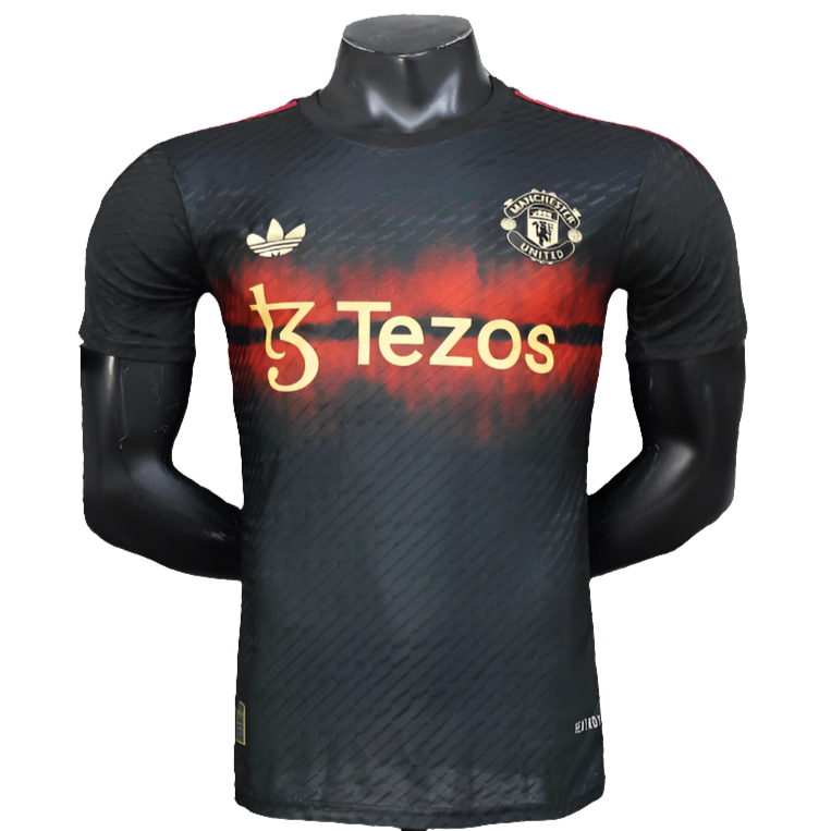 Maglia Manchester United 25/26 Allenamento - Nero - Versione Giocatore