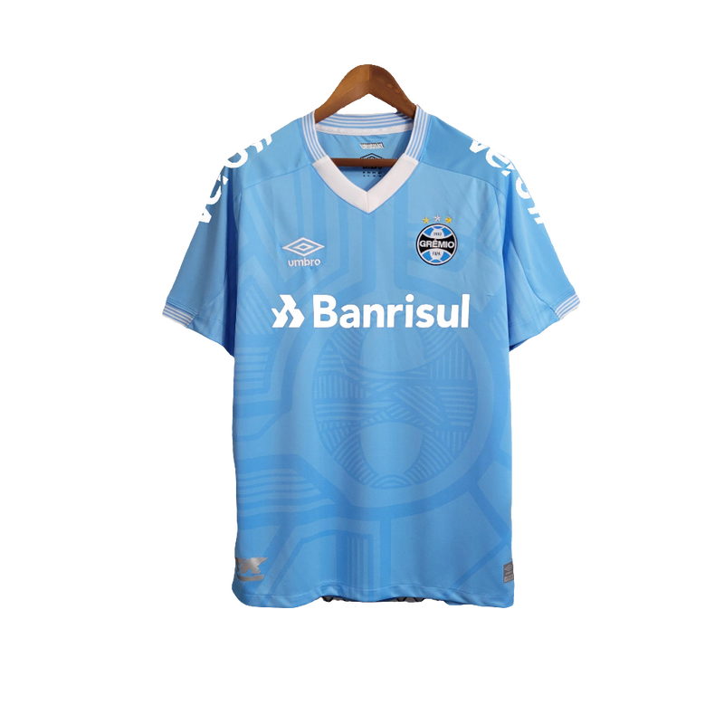 Maglia Grêmio 23/24 Edizione Speciale - Azzurro - Tutte le Sponsorizzazioni - Versione Tifoso
