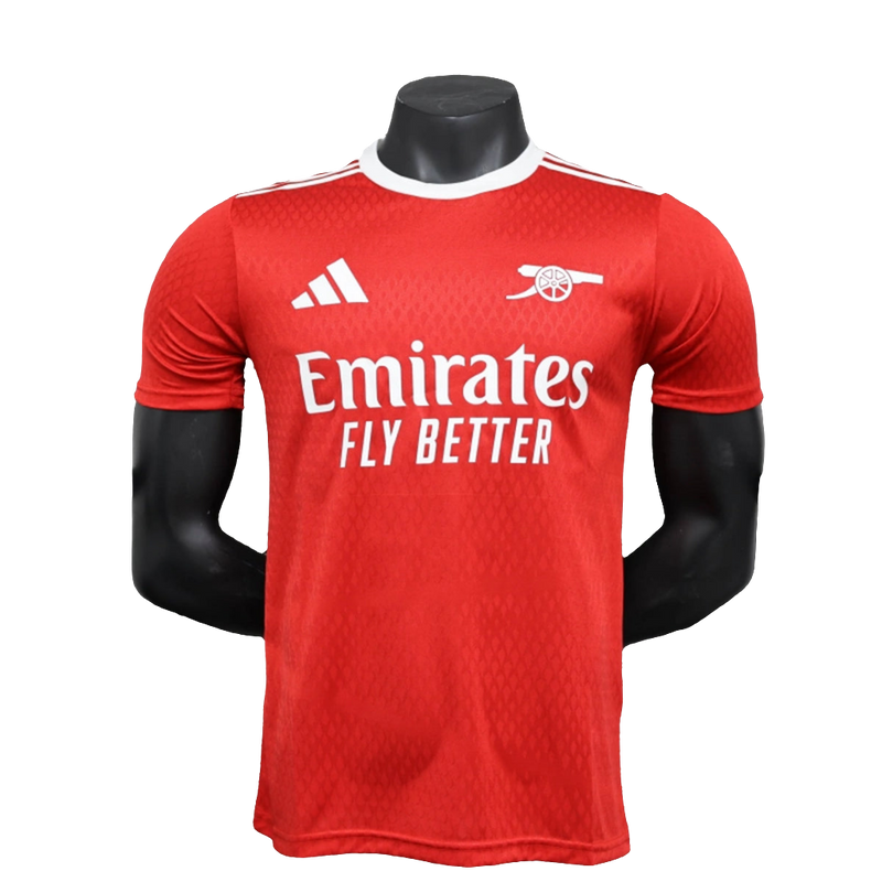 Maglia Arsenal 25/26 Pre-Partita - Rosso - Versione Giocatore