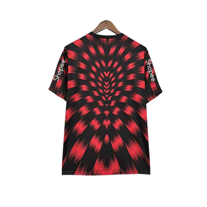 Maglia Flamengo 25/26 Pre-Partita - Tutte le Sponsorizzazioni - Versione Tifoso
