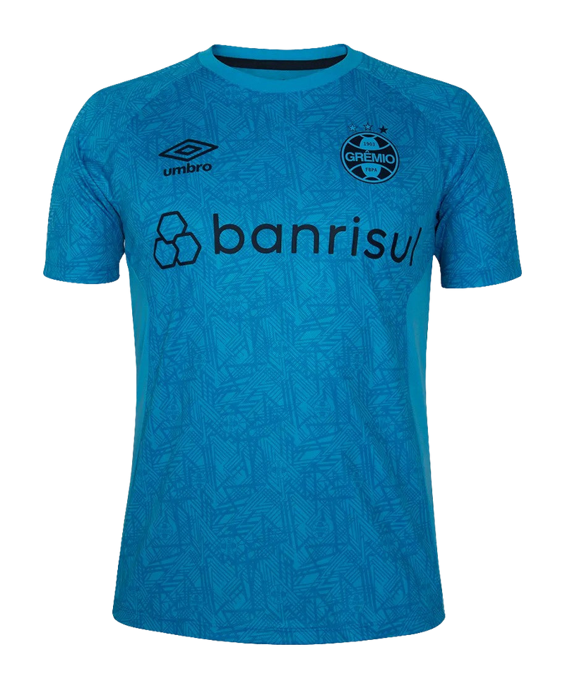 Maglia Grêmio 24/25 Allenamento - Blu - Versione Tifoso