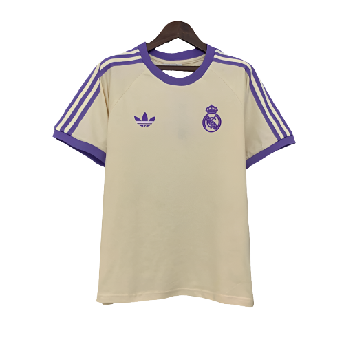 Maglia Real Madrid 25/26 Edizione Casual - Beige - Versione Tifoso