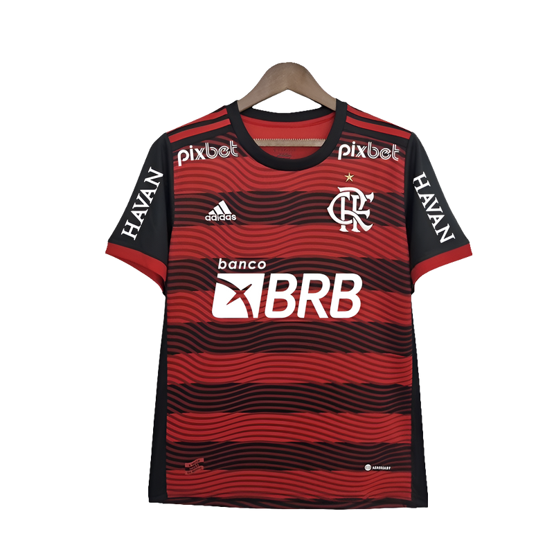 Maglia Flamengo 22/23 I Home - Tutte le Sponsorizzazioni - Versione Tifoso