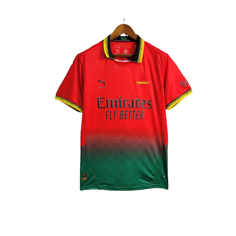 Maglia AC Milan 25/26 Edizione Commemorativa - Rosso - Versione Tifoso