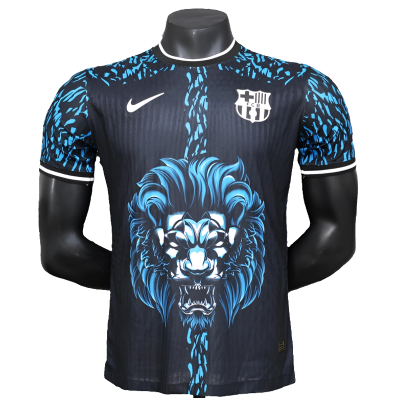 Maglia Barcelona 25/26 Edizione Leone - Blu - Versione Giocatore
