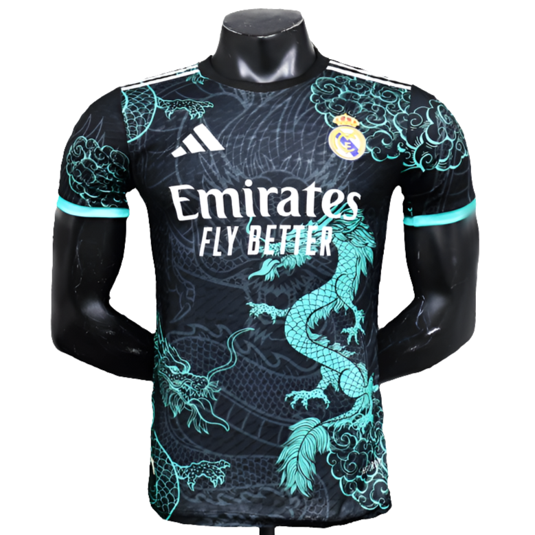 Maglia Real Madrid 25/26 Edizione Speciale - Nero e Azzurro - Versione Giocatore