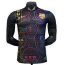 Maglia Barcelona 25/26 Edizione Speciale - Nero, Giallo e Rosso - Versione Giocatore
